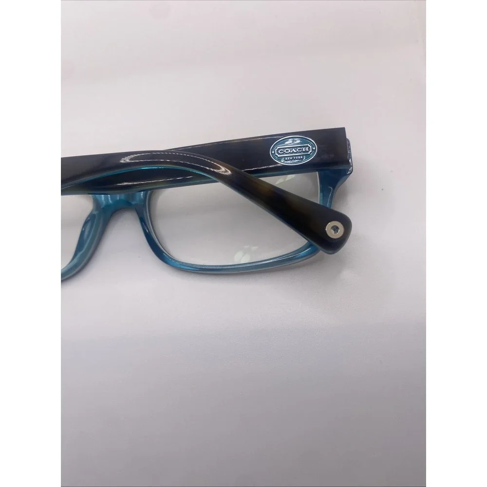Coach Eyeglasses FRAMES ONLY HC 6040 Brooklyn 52-16-135 Dark Tortoise Teal 409